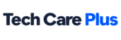 techcareplus Logo Dark color and blue